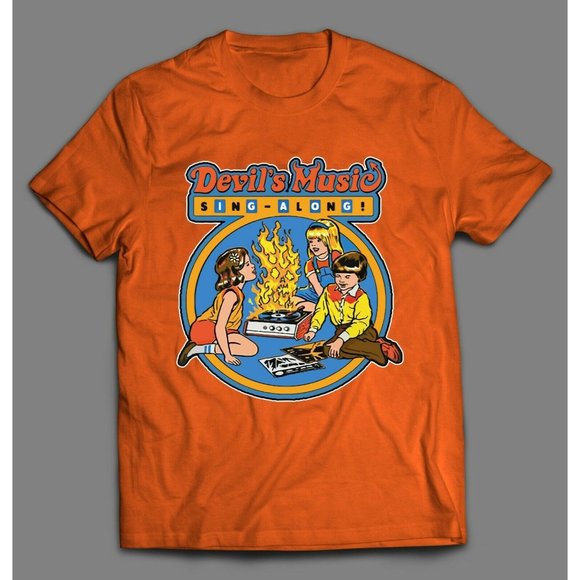 DEVILS MUSIC SING ALONG CHILDREN'S BOOK SHIRT - Picture 2 of 2